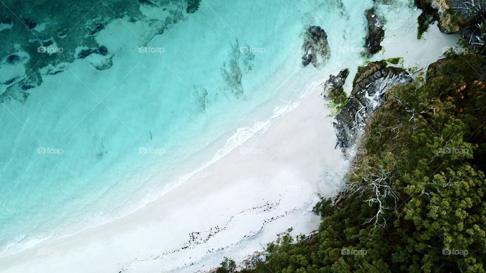 Hyams Beach at (Jervis Bay, Australia)