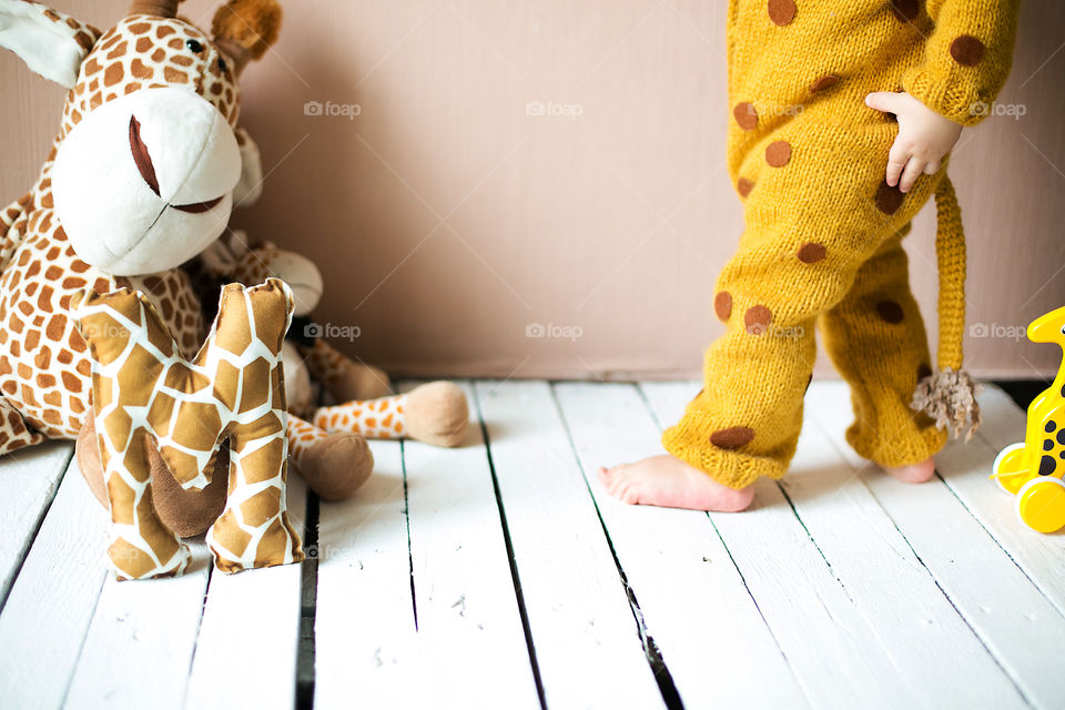 Little cute giraffe 