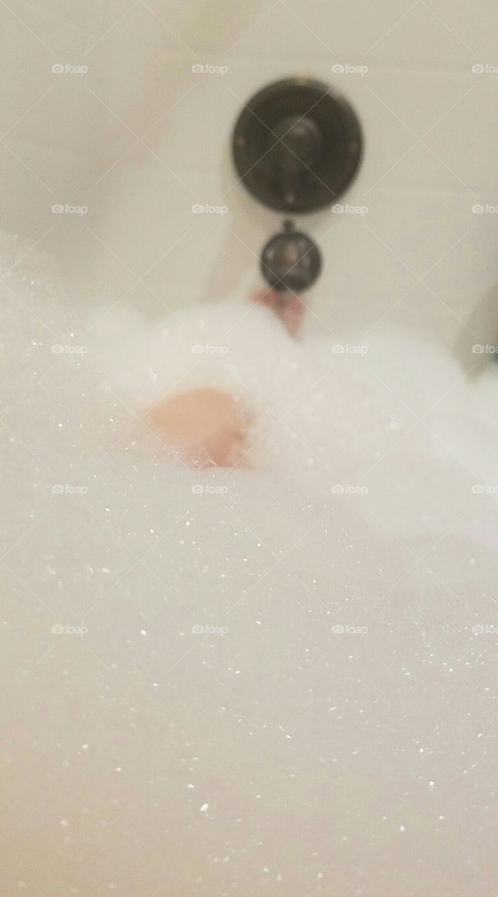 The classic, underrated bubble bath ♡