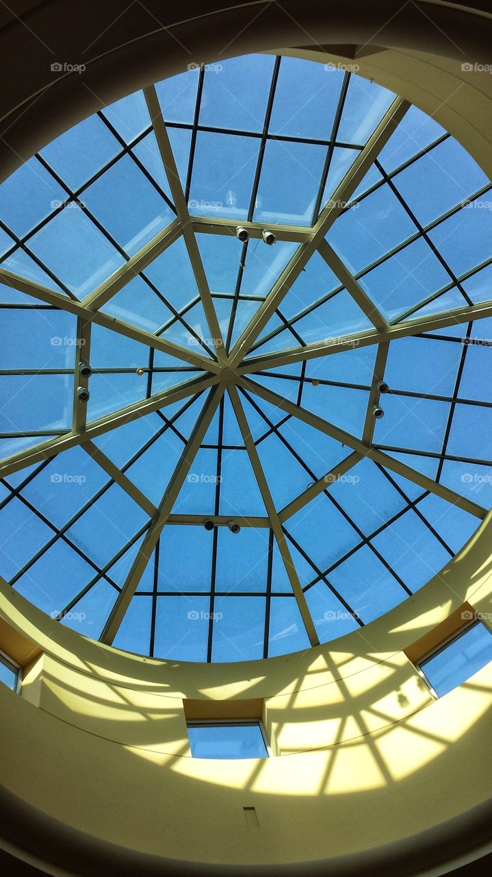 Mall Architecture  . A picture I took of the mall skylight in Memphis, Tn