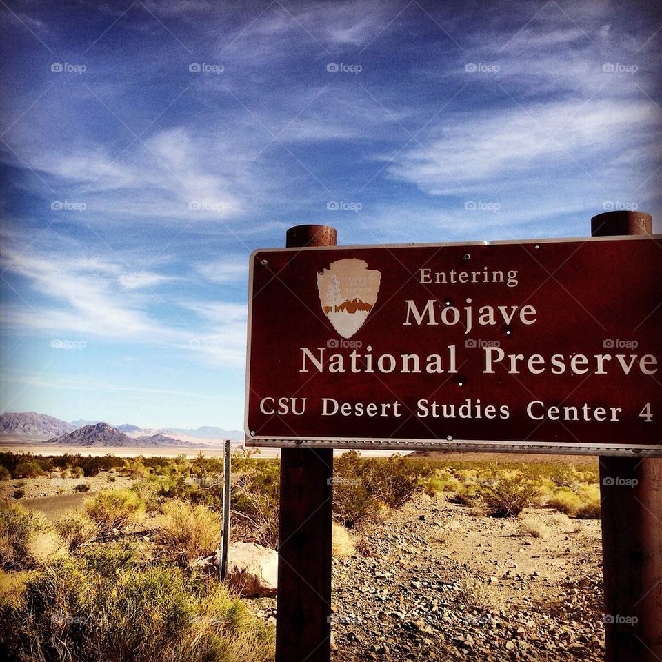 Mojave sign 