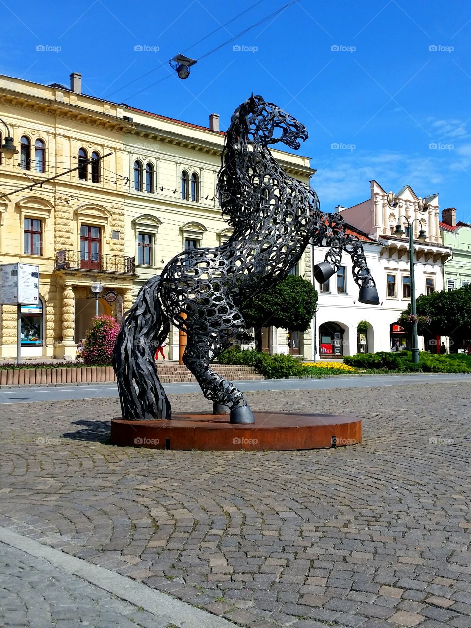 Iron Horse Statue
