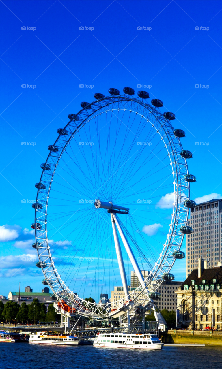 wheel circle london eye river thanes by shanylle_gurl
