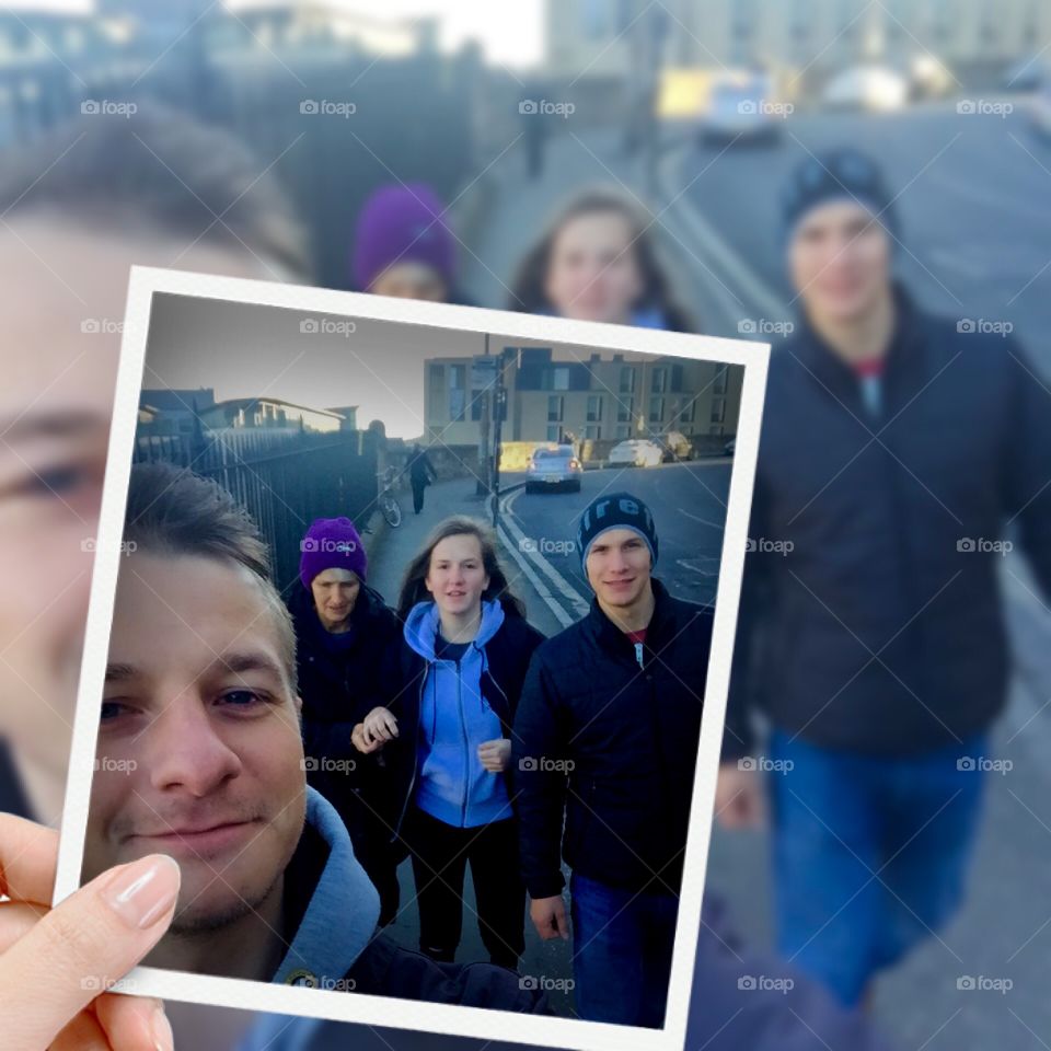 Unexpected selfie in Edinburgh 