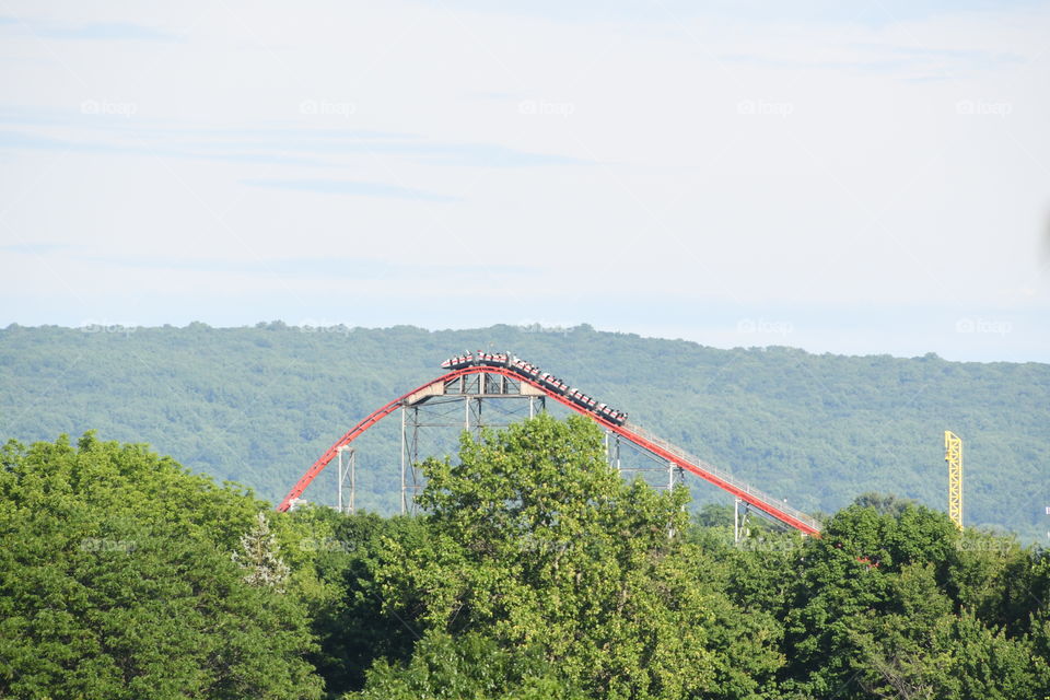 steel force roller coaster