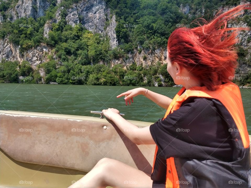 Boating on the Danube.