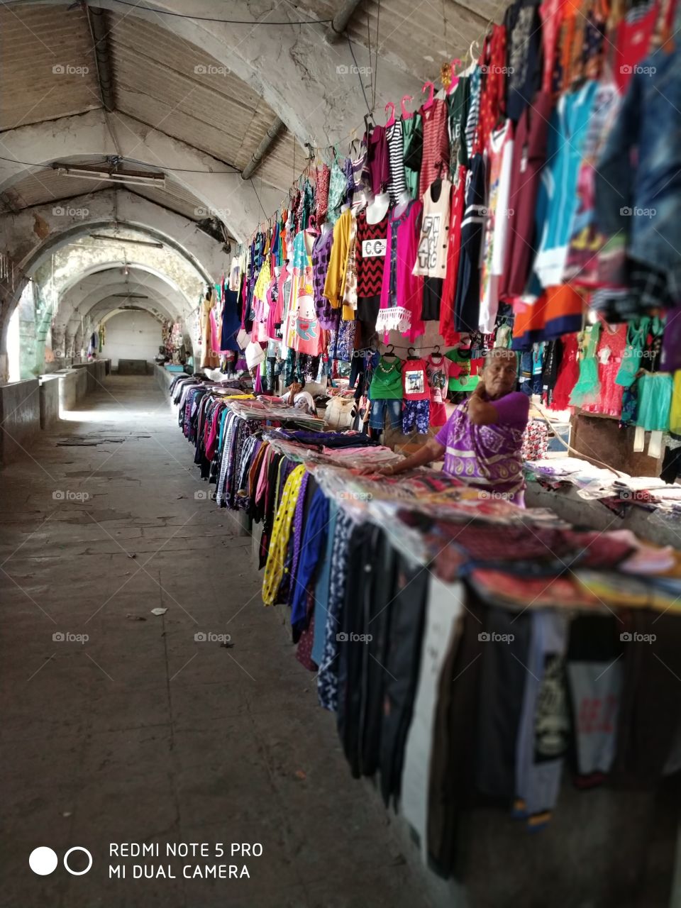 Indian market at Diu