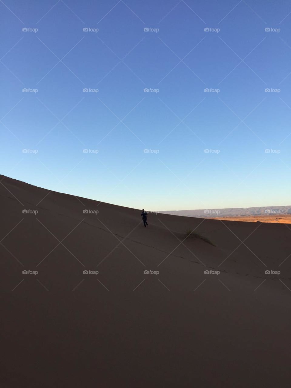 Sand dunes in desert nice view