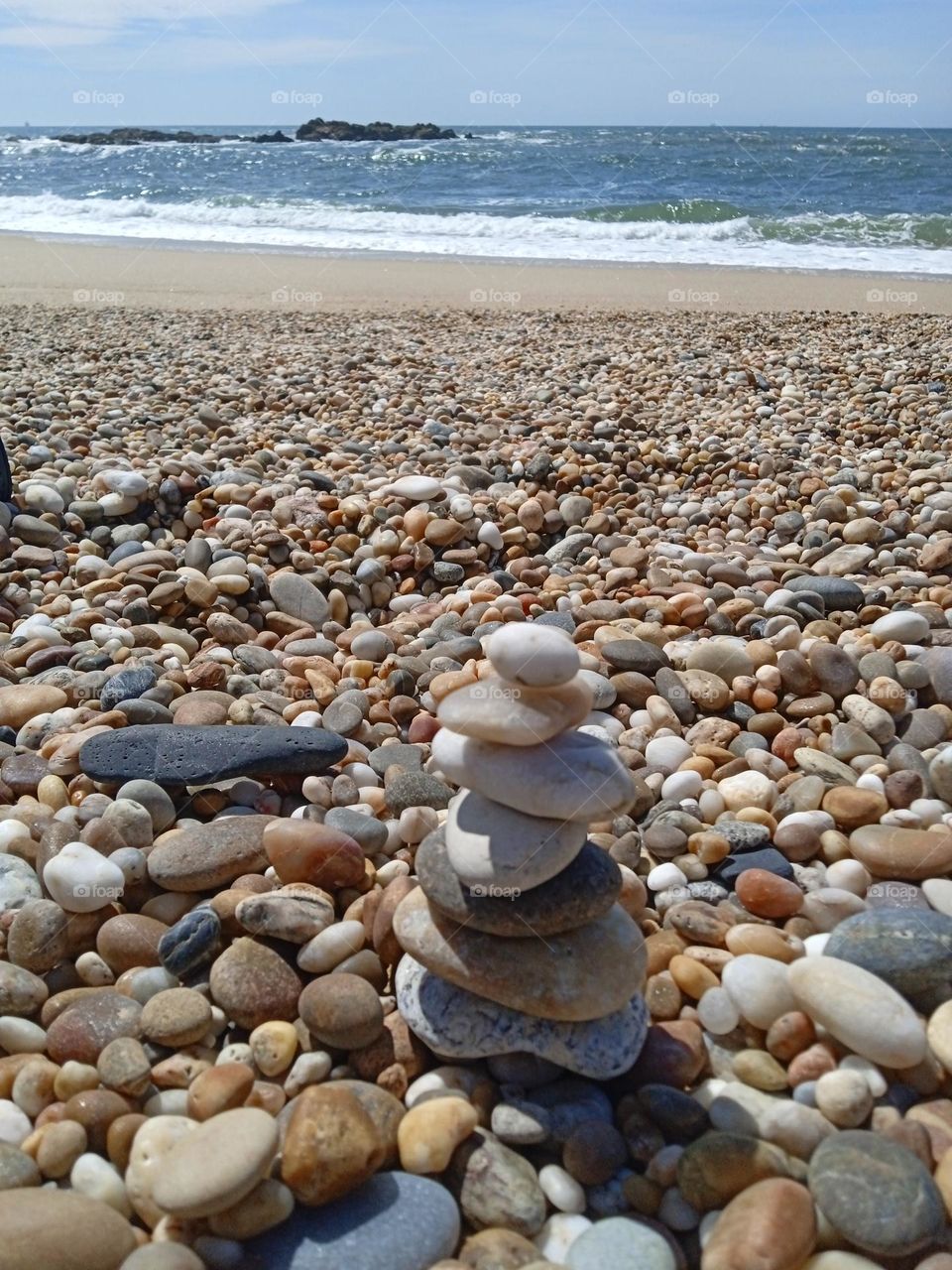 beautiful beach in Porto