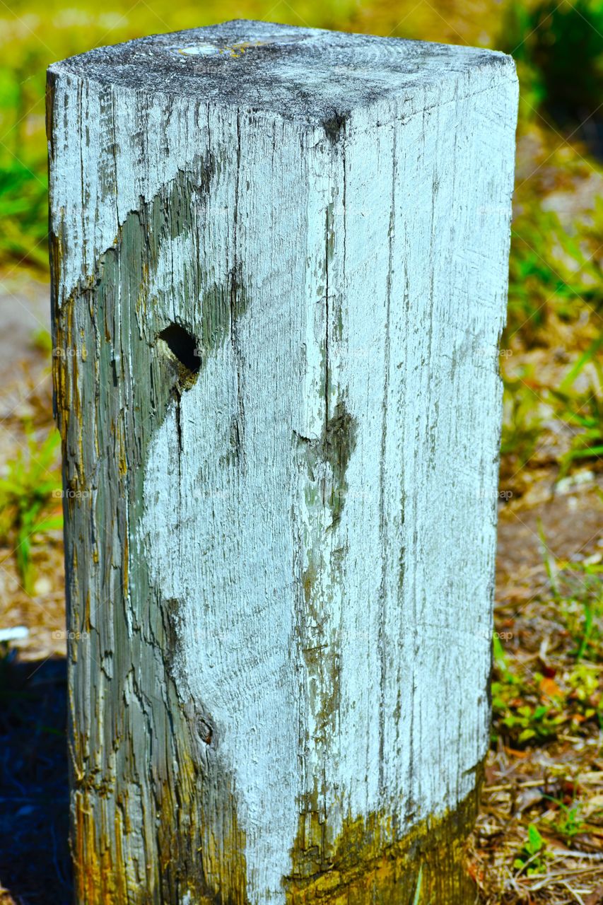 Weathered post
