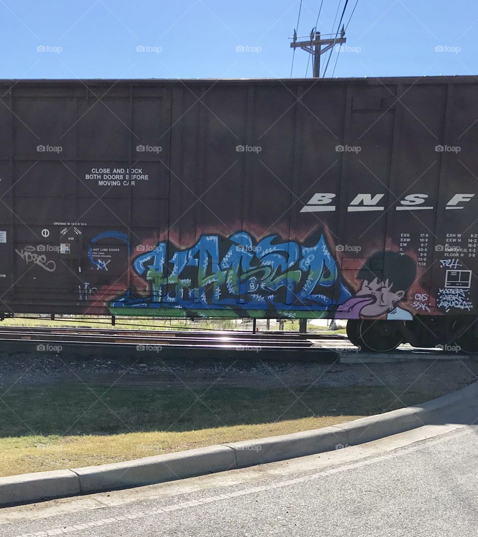 Graffiti Train Art 