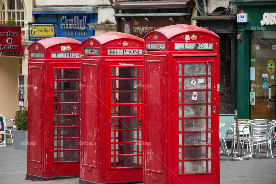 Scottish telephone booths 
