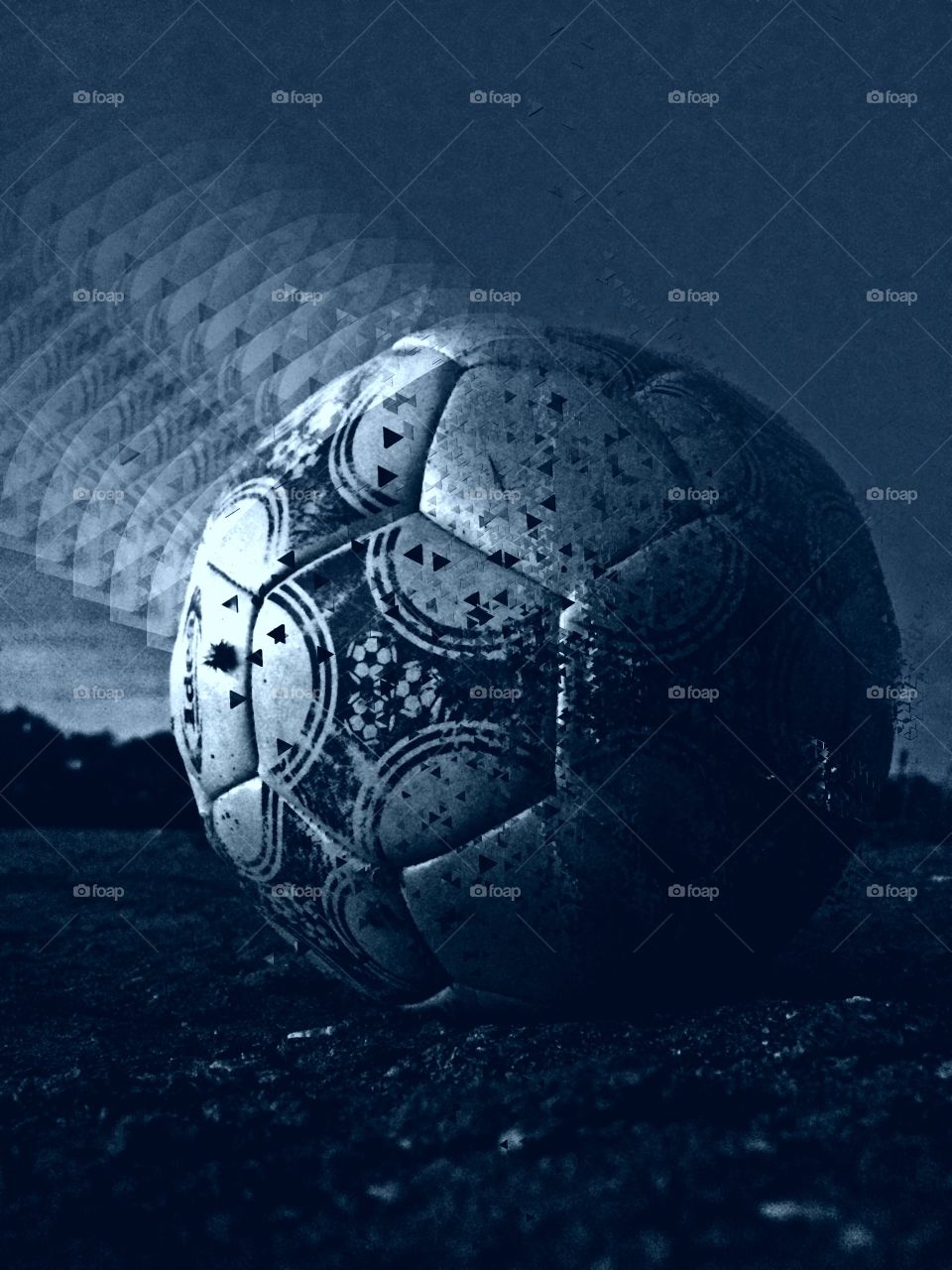 A bola está nos corações dos que amam Futebol... ⚽️