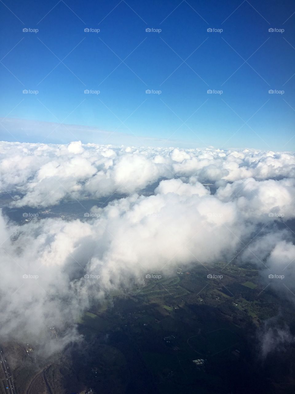 Aeroplane view leaving uk 