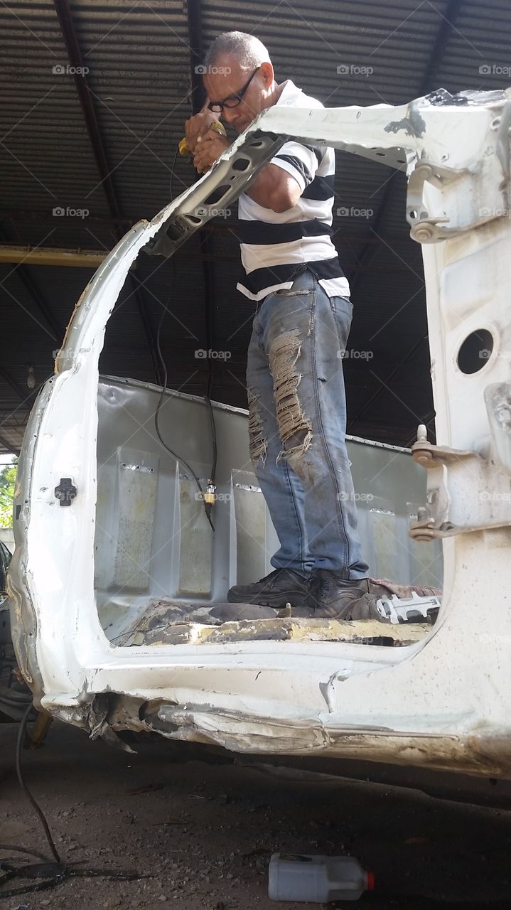 truck fixing process