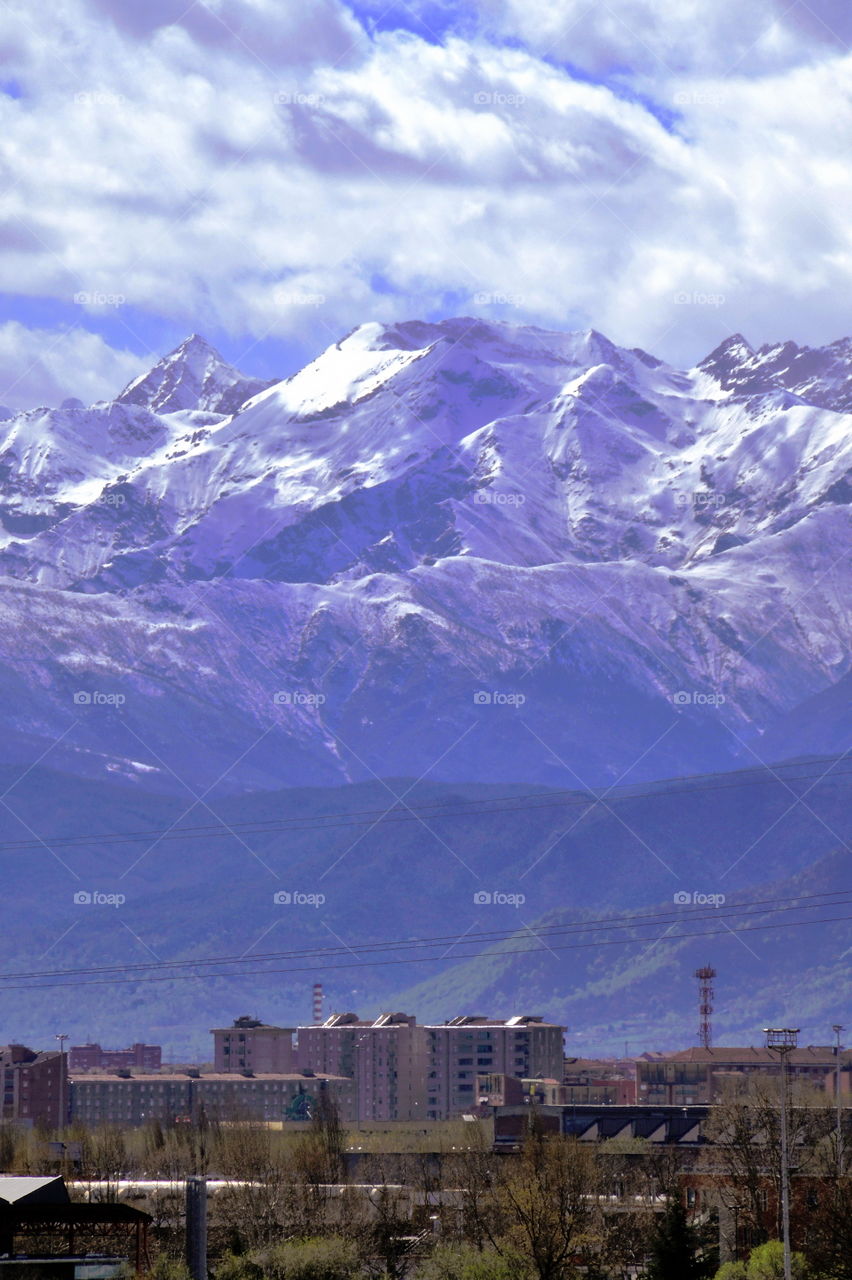 landscape. mountains