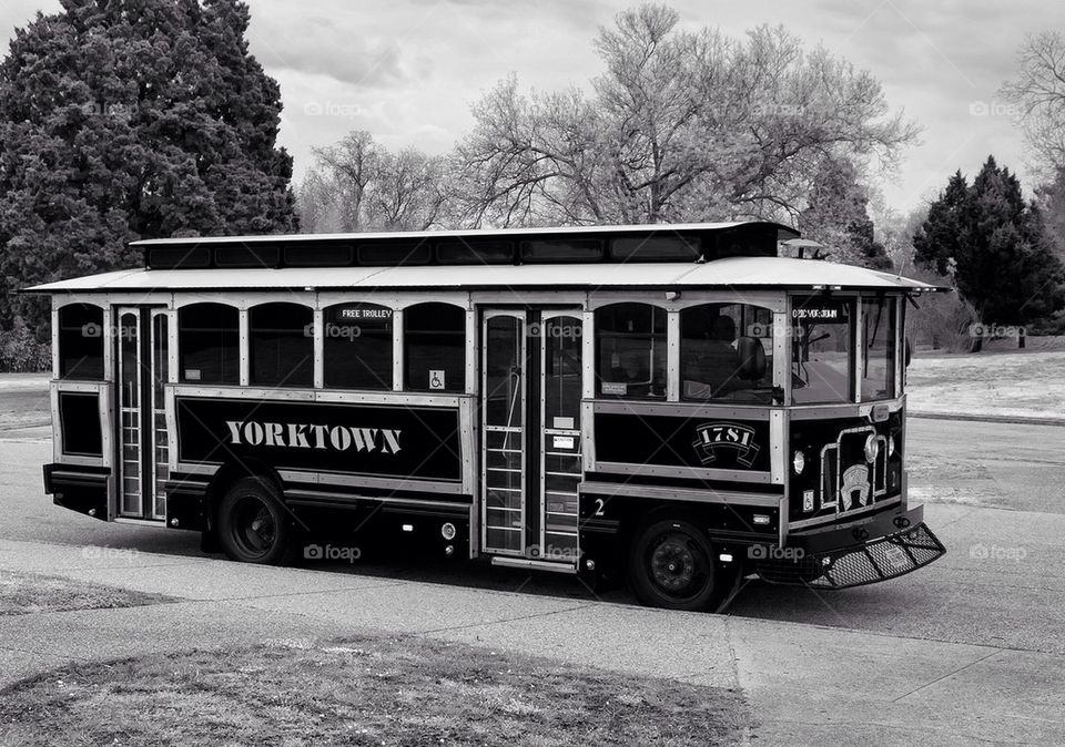 Yorktown trolley #a5996