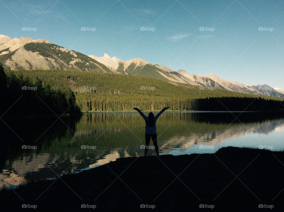 Reflecting the Canadian Rockies 