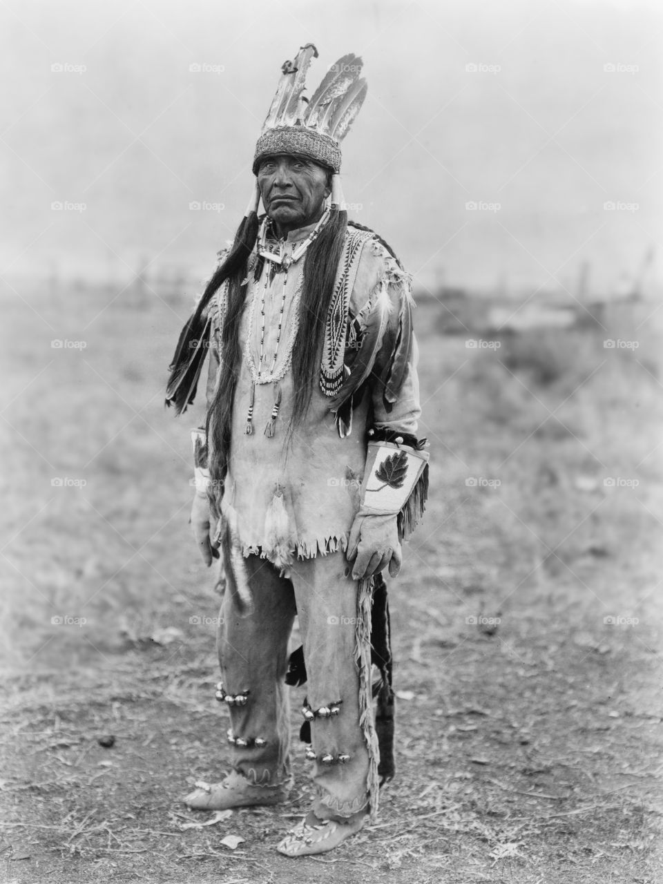 Klamath Indian photographed circa 1923 by Edward S. Curtis