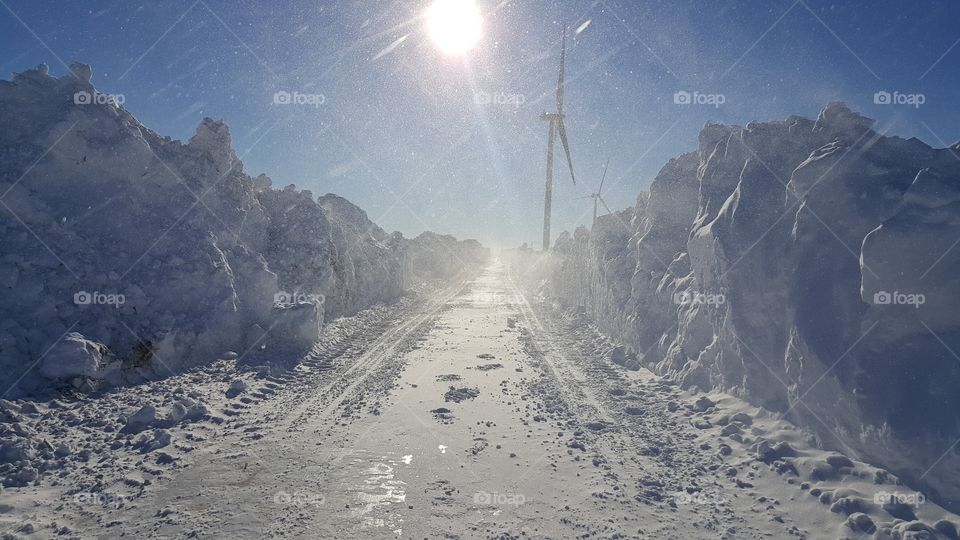 A cold road