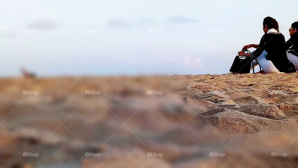 relaxation in beach today