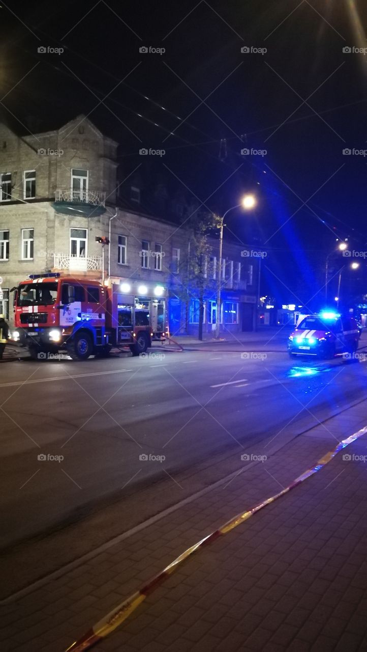 Night life of a city