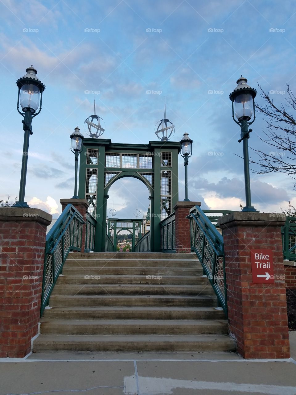 The bridge at the Waterfront in Pittsburgh