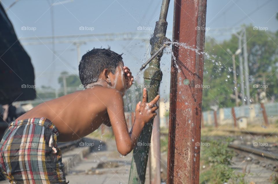 bathing