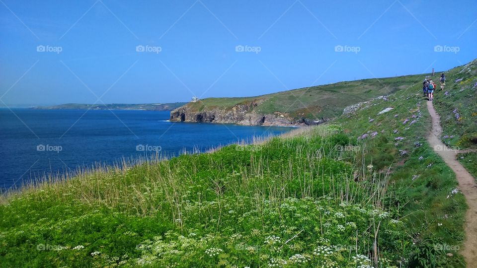 Cornish coastline