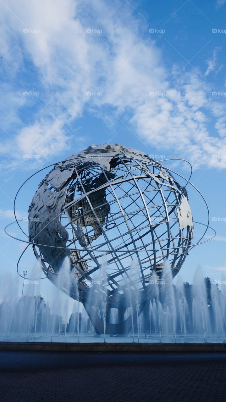 The Unisphere in Flushing Meadows Park New York 