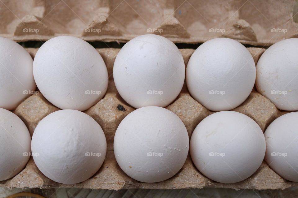 White eggs