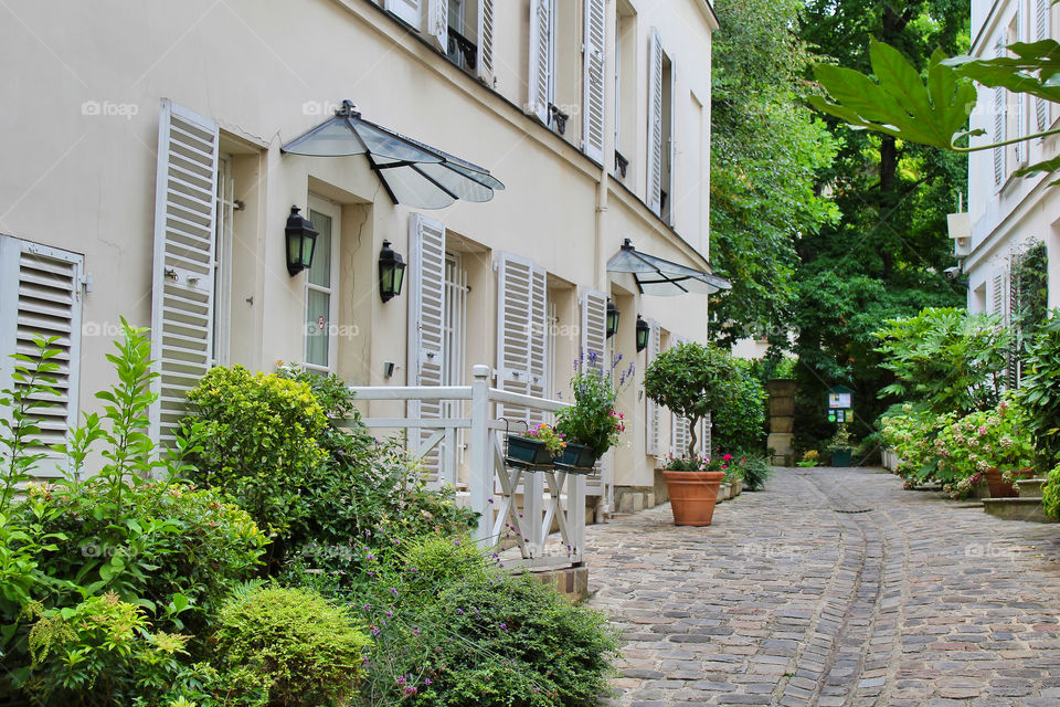 street in the village