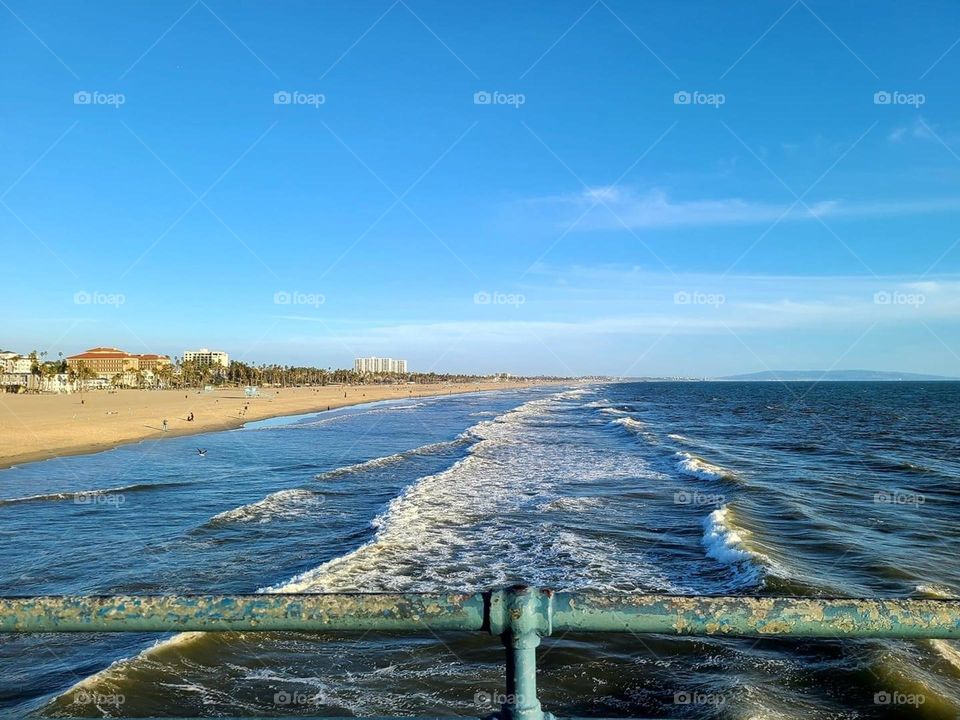 View from Santa Monica Pier. 
