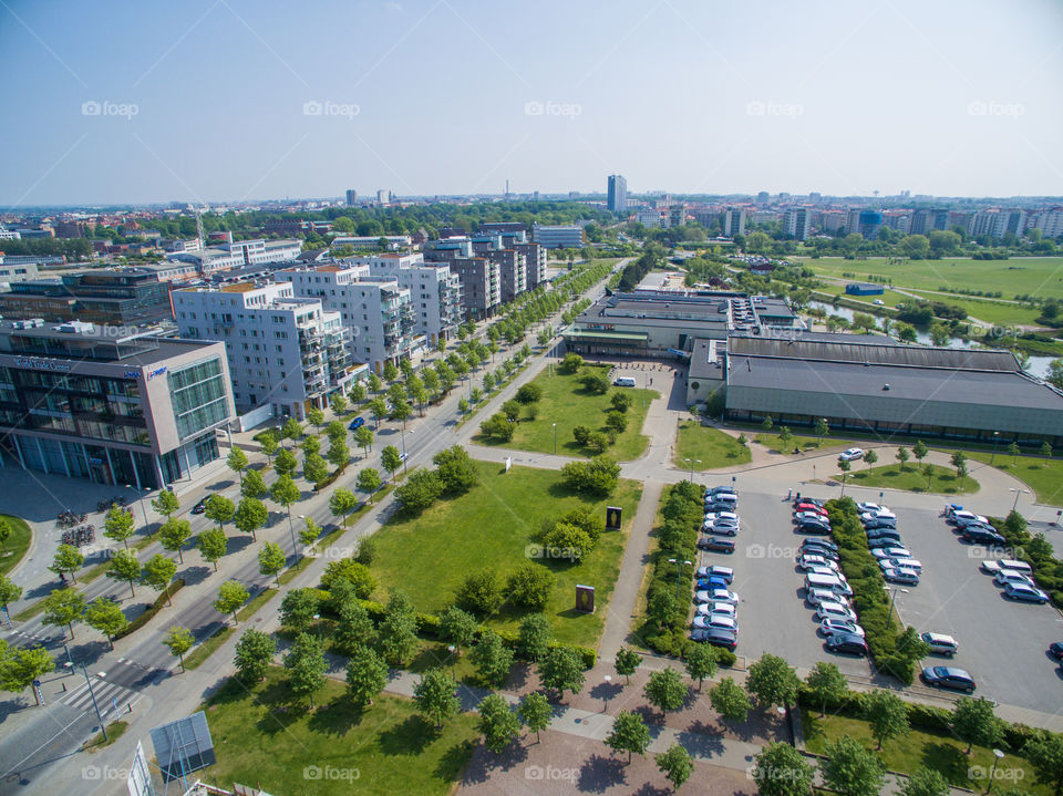 West harbor in Malmö Sweden.