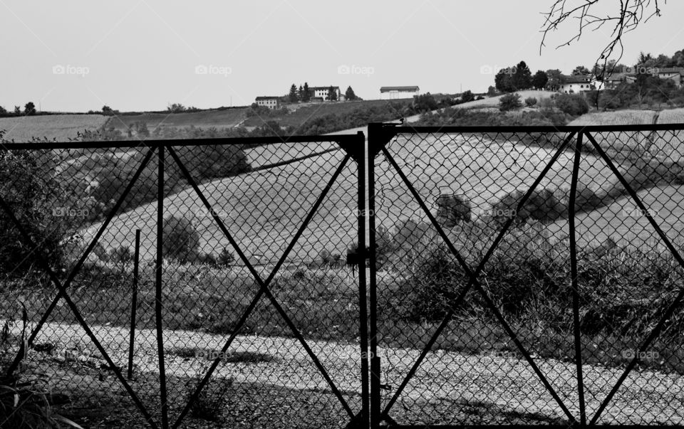 gate in the countryside