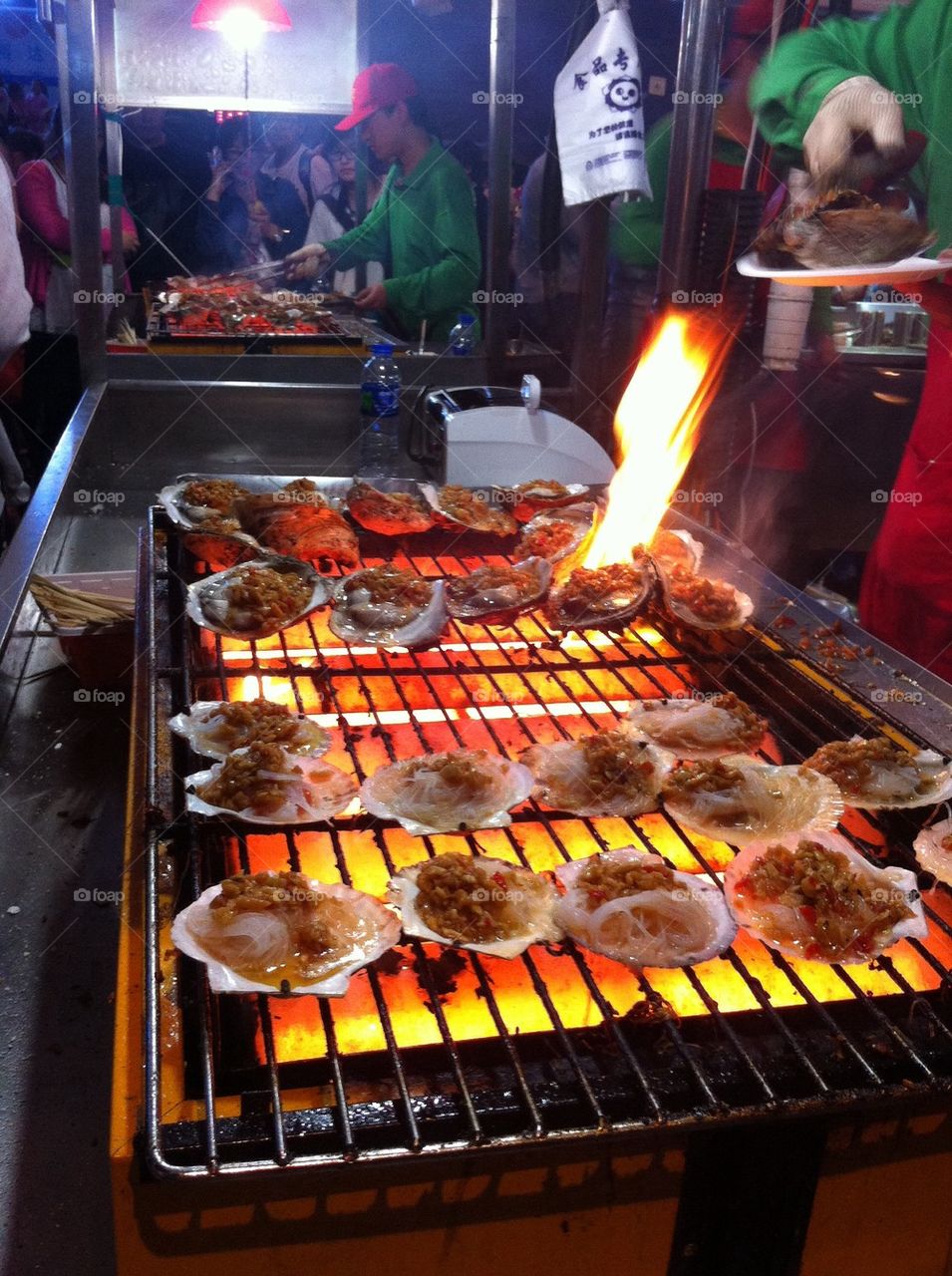Seafood BBQ at the night market