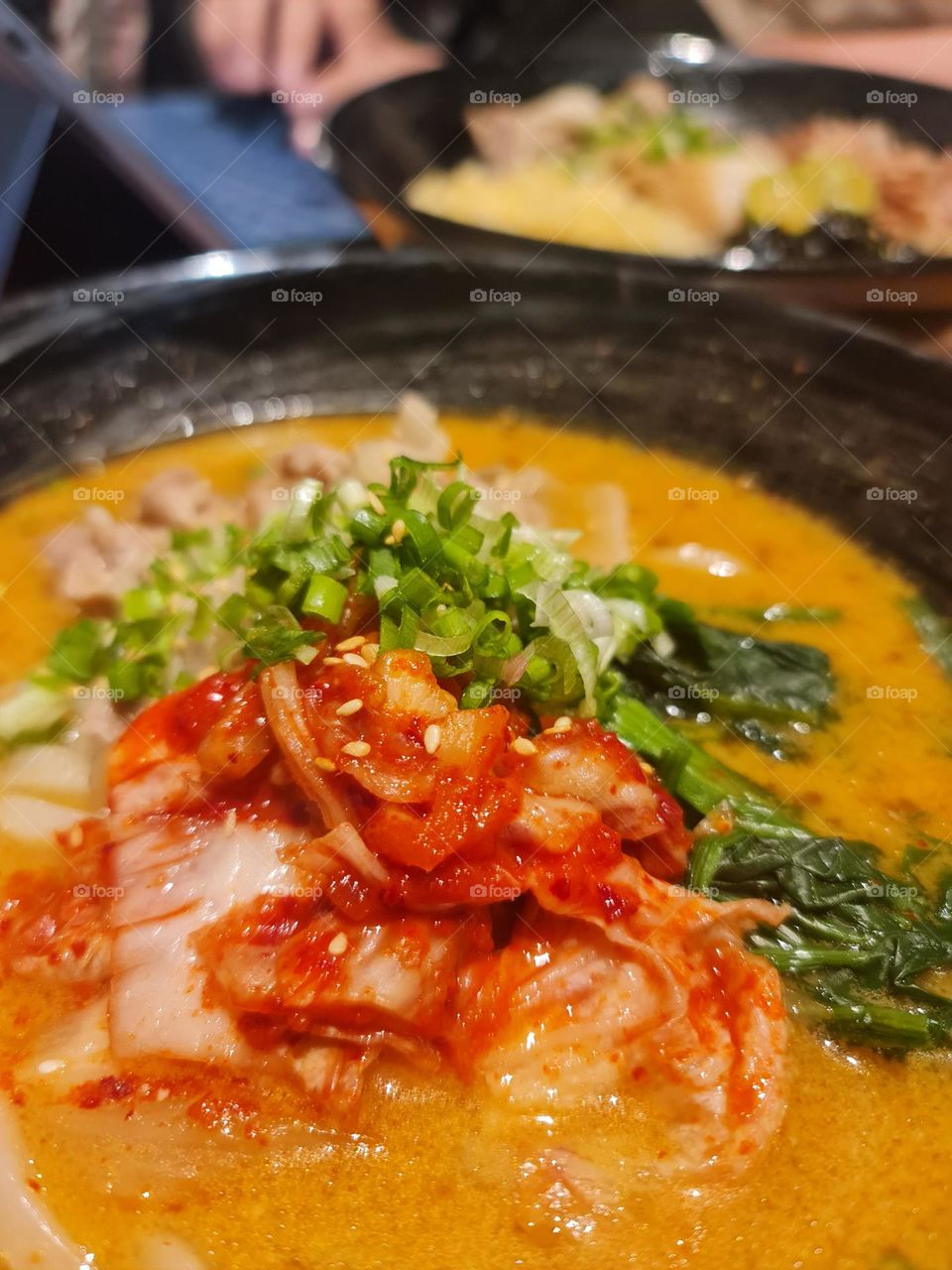 Spicy ramen soup