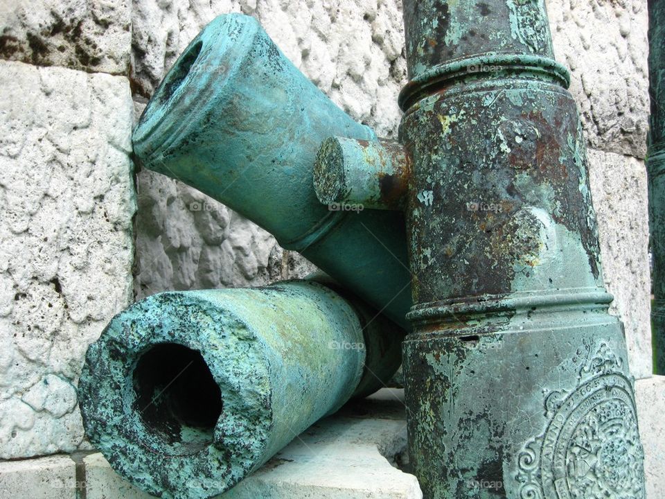 Broken Gun in Bronze