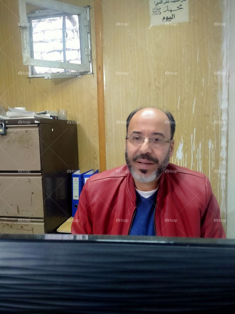 My friend and brother at work