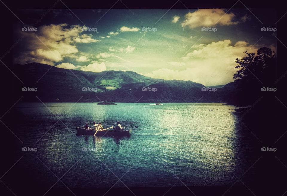 Lake. Lake District uk 