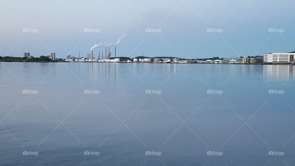 industrial sea side