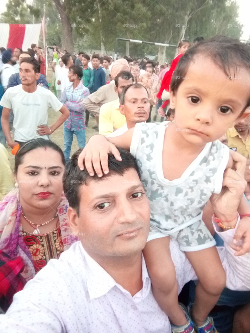 celebration of "Dussehra Festival" at Railway Play Ground, Bathinda city.