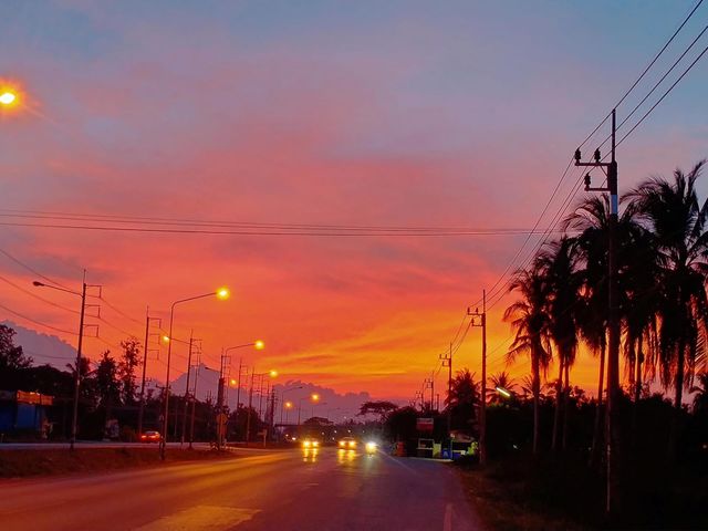 roads, lights,