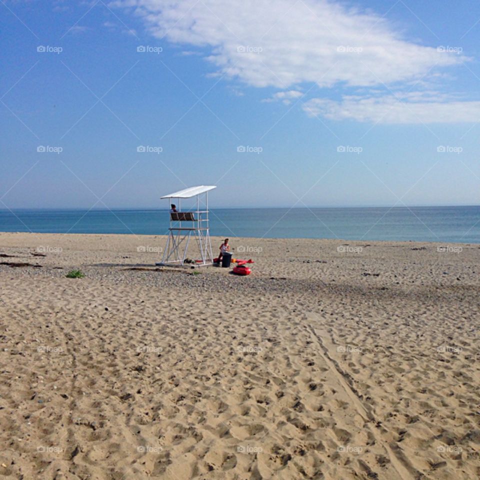 Lifeguards at the beach