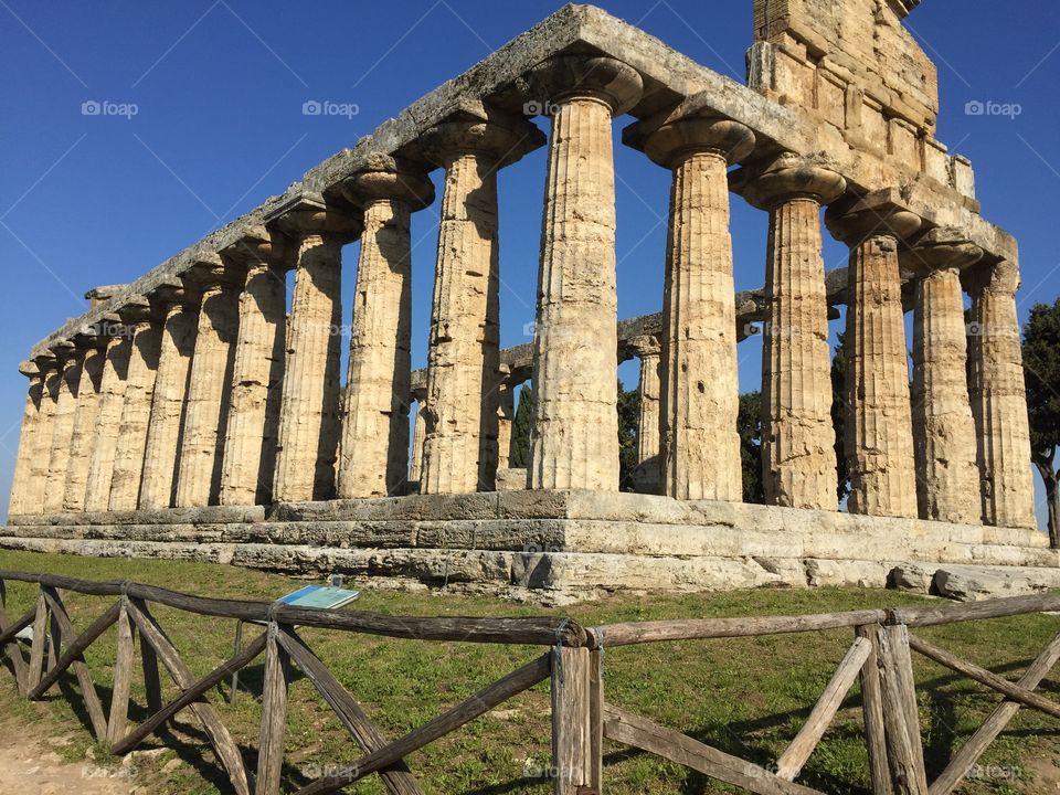 This is what represents me: my passions are animals, art, photography, music, travelling and nature. 
This one is the old pantheon in Athens, Greece.