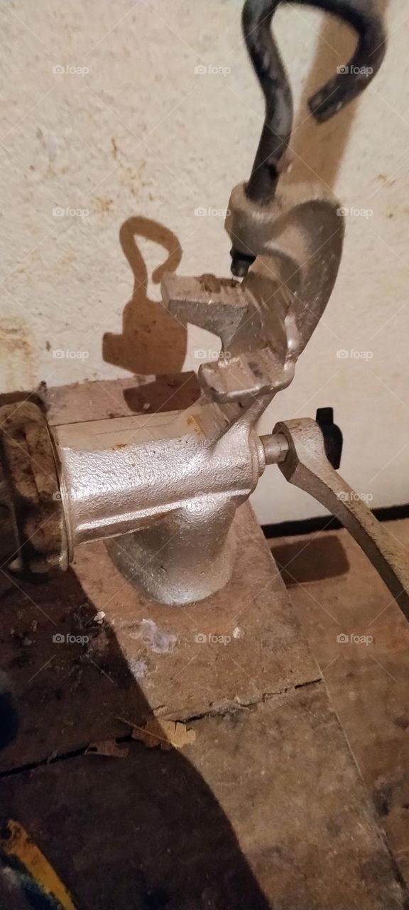 old meat grinder