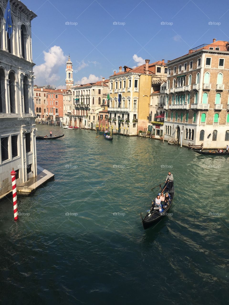 gondola on the grand canal
