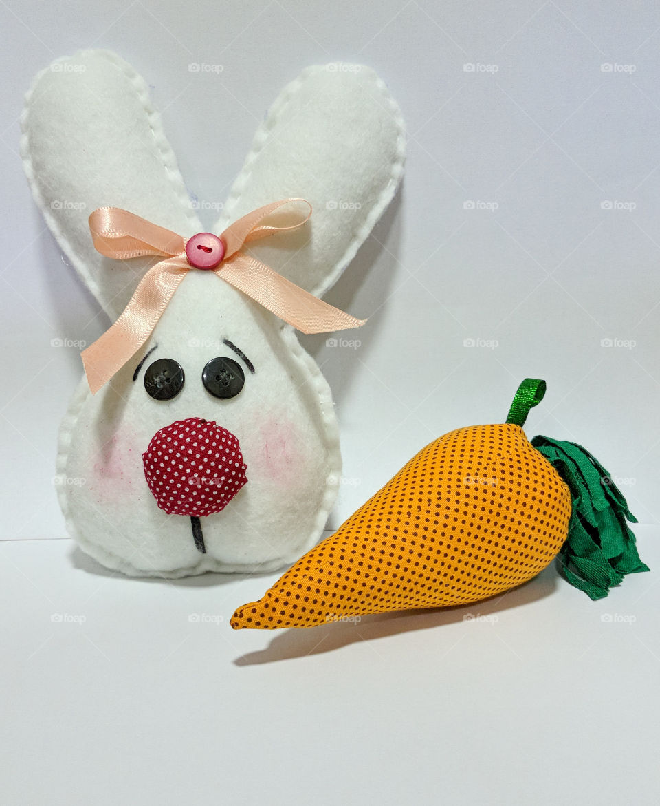 Easter Bunny cloth craft