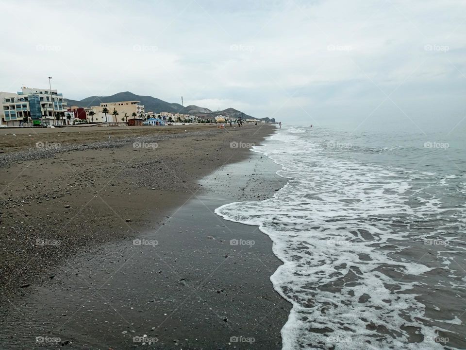 Ouad laou beach in northern morocco