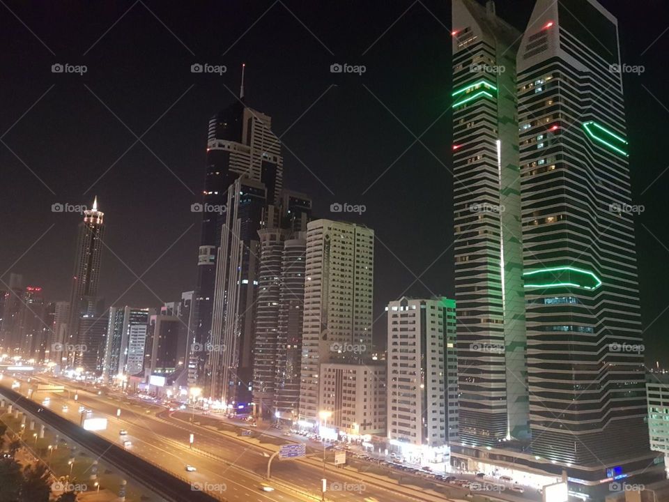A view in Dubai